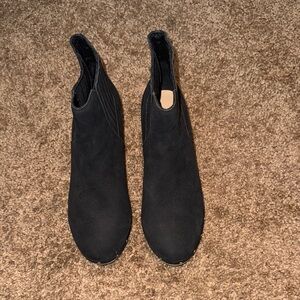 LOFT Black Ankle Booties